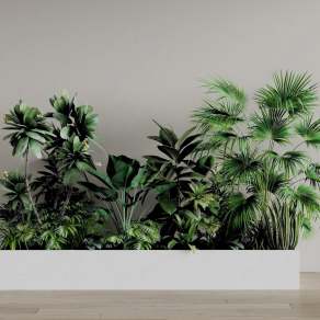 植物组合3D模型下载